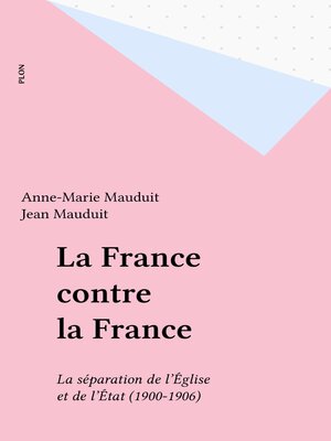 cover image of La France contre la France